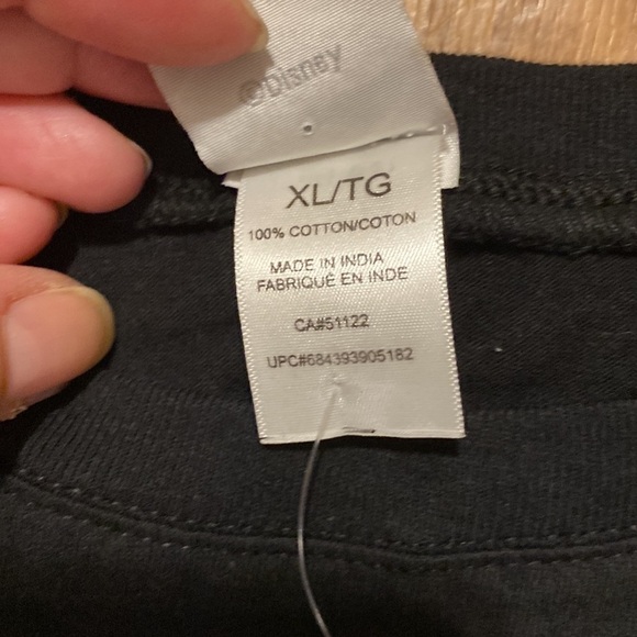 DISNEY  Love To Shop Mickey Minnie Women's Black Top (Size XL) NWT - Picture 6 of 6